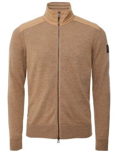 Belstaff Merino Wool Kelby Cardigan - Brown