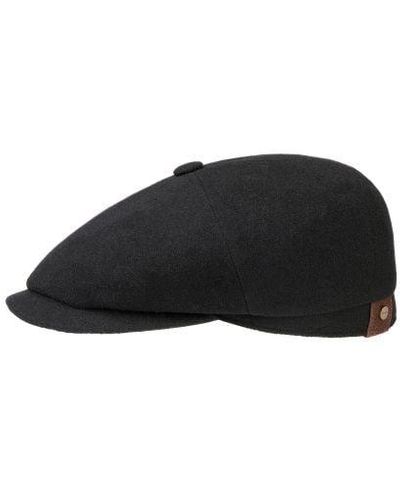 Stetson Hatteras Wool/cashmere Cap - Black