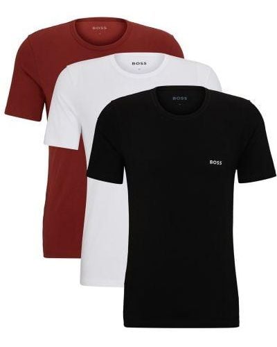 BOSS Classic T-shirts Three Pack - Black