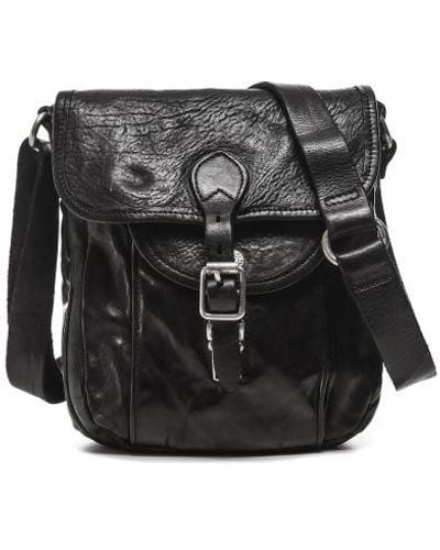Campomaggi Leather Crossbody Bag - Black