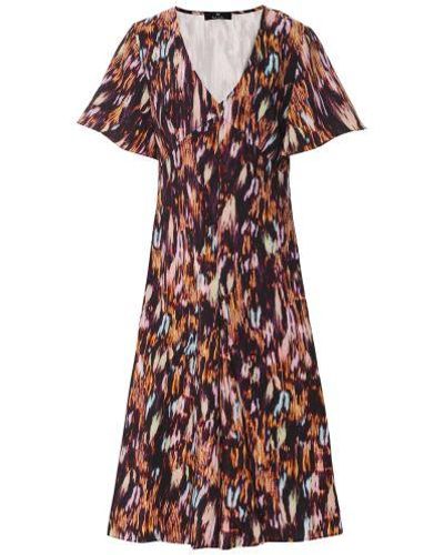Paul Smith Abstract Floral Dress - Red