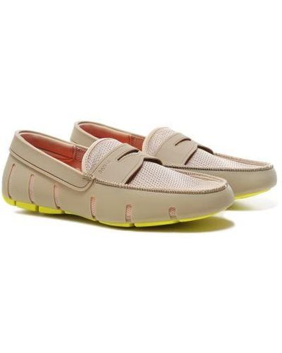 Swims Penny Loafers - Natural