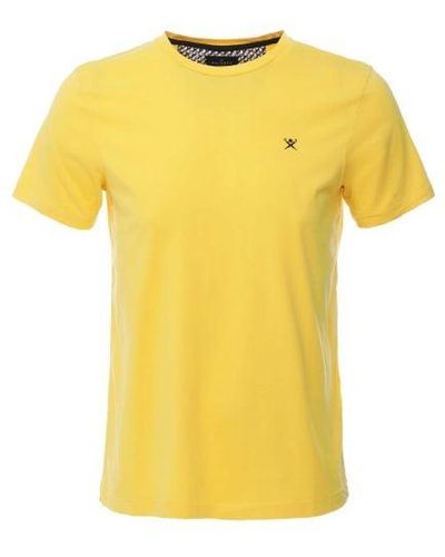 Hackett Classic Fit Beach T-shirt - Yellow