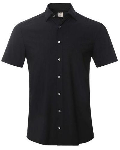 Stenströms Short Sleeve Jersey Shirt - Blue