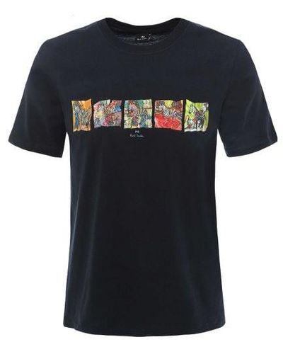 Paul Smith Multi Zebra T-shirt - Black