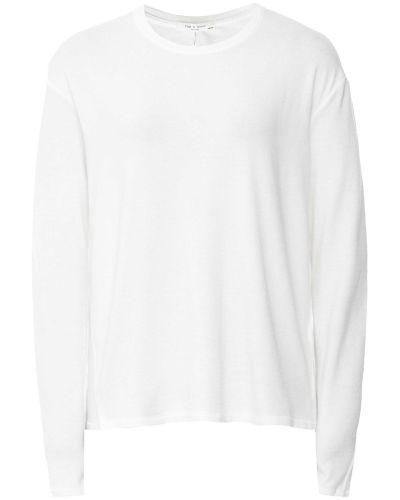 Rag & Bone Long Sleeve Jersey T-shirt - White