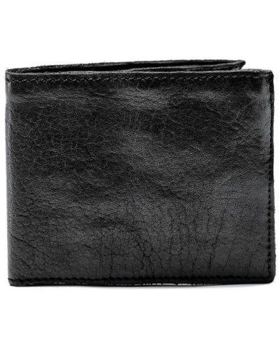 Campomaggi Leather Coin Wallet - Black