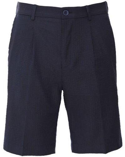 Sseinse Boucle Texture Shorts - Blue
