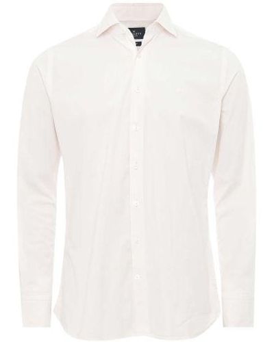 Hackett Slim Fit Stretch Shirt - White