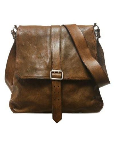 Campomaggi Leather Crossbody Bag - Brown