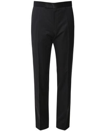 BOSS Slim Fit H-genius Tuxedo Trousers - Black