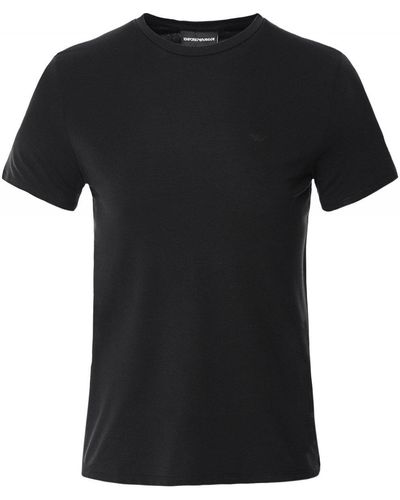 Emporio Armani Crew Neck Small Logo T-Shirt - Noir