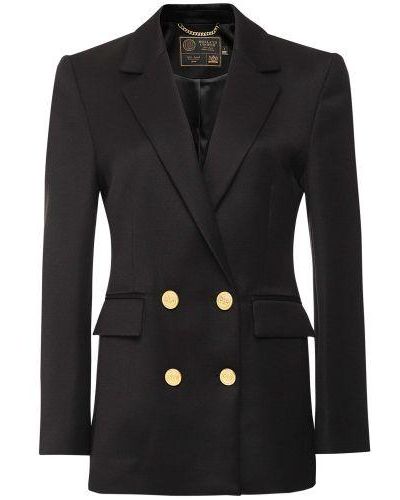 Holland Cooper Double Breasted Blazer - Black