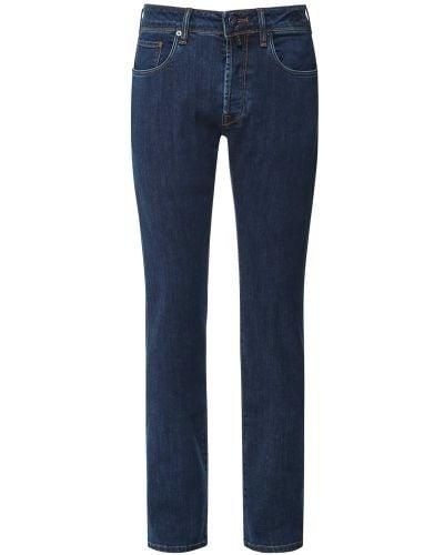 Incotex Slim Fit Straight Leg Jeans - Blue