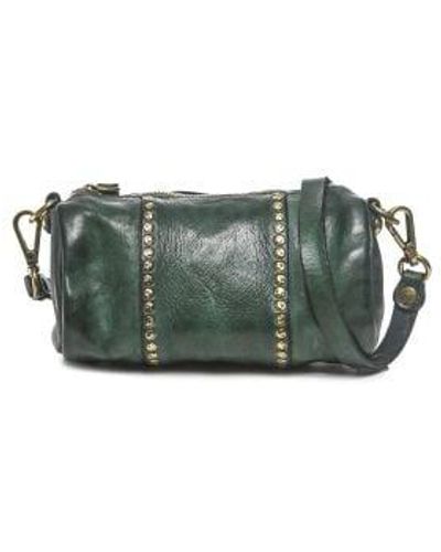 Campomaggi Kura Small Leather Crossbody Bag - Green