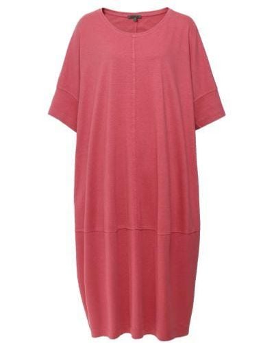Oska Cotton Linen Chromea Dress - Pink