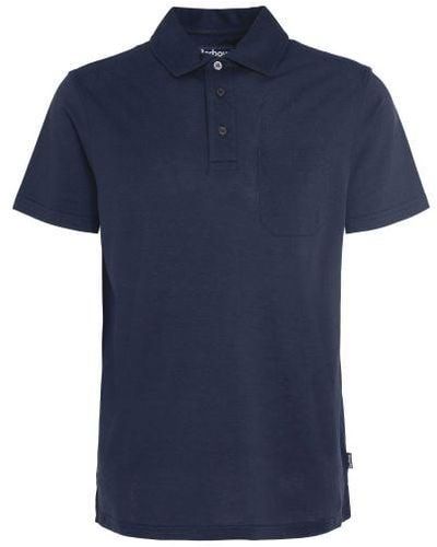 Barbour Mercerised Cotton Polo Shirt - Blue