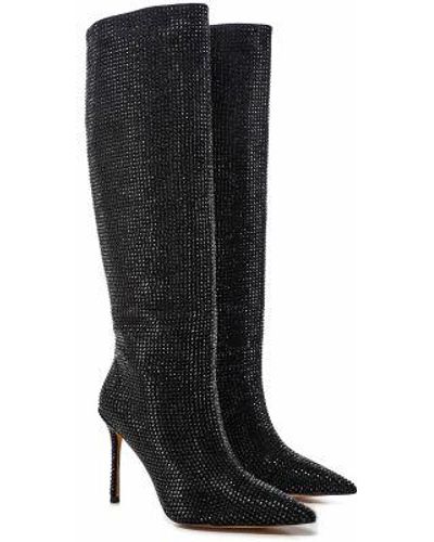 Alias Mae Sequin Bossy High Boots - Black