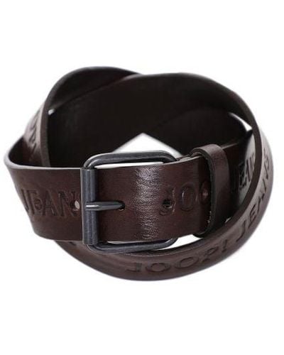Joop! Leather Logo Belt - Black