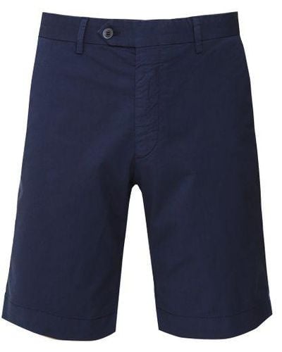 Hackett Ultra Lightweight Chino Shorts - Blue