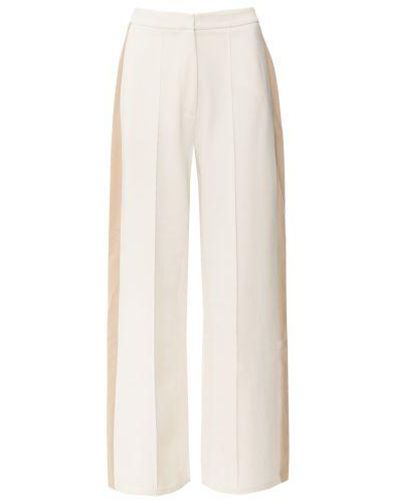 Holland Cooper Wide Leg Trousers - White
