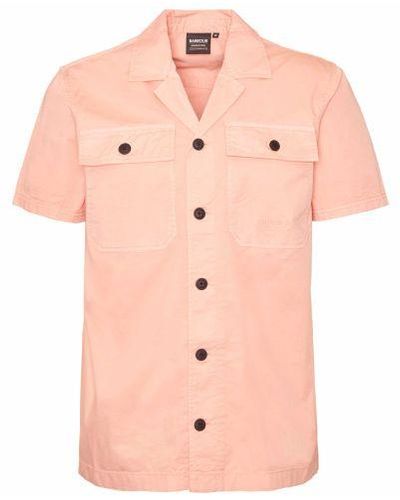 Barbour Short Sleeve Belmont Shirt - Pink