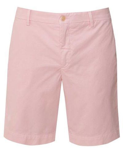 Hackett Slim Fit Kensington Chino Shorts - Pink