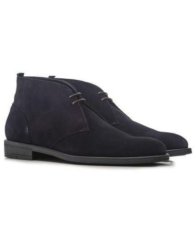 Paul Smith Suede Drummond Chukka Boots - Blue