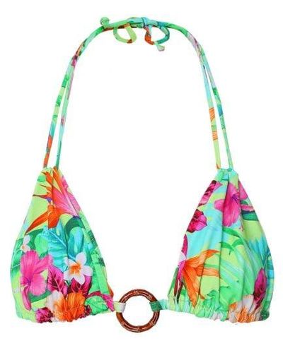 Banana Moon Oro Sunleaf Bikini Top - Green