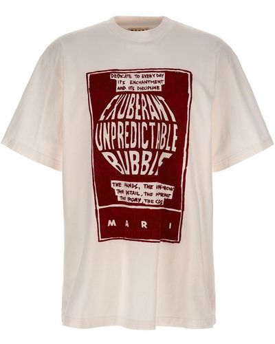 Marni T-Shirt "Bubble" - Weiß
