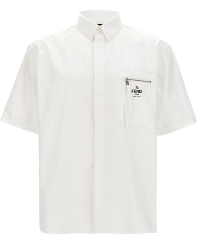 Fendi ' Roma' Shirt - White
