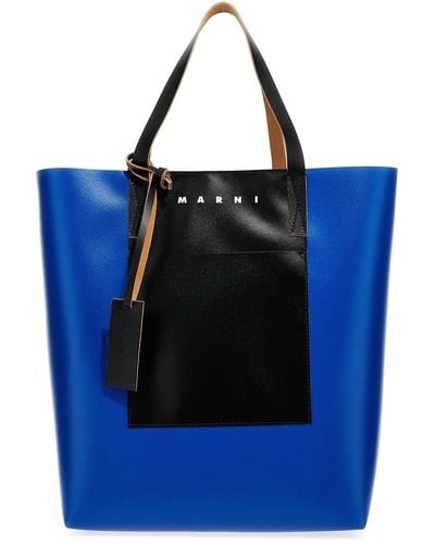 Marni 'tribeca' Shopping Bag - Blue