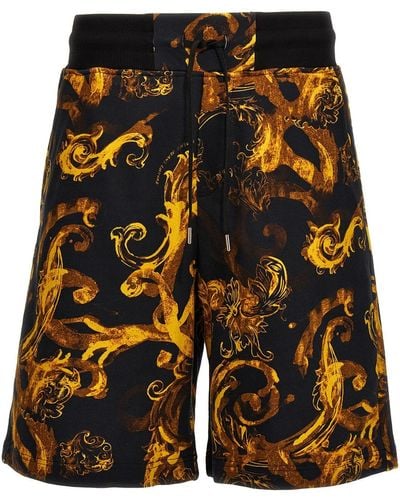 Versace Jeans Couture Bermuda-Shorts Mit "Barocco"-Druck - Mehrfarbig