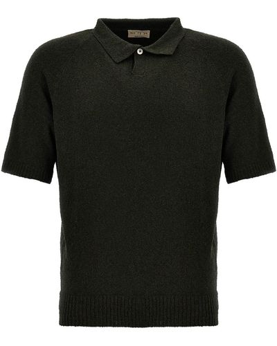 Ma'ry'ya Cotton Polo Shirt - Black