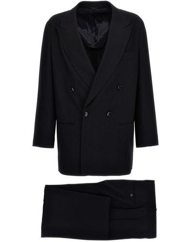 Giorgio Armani Wool Tailored Suit - Black