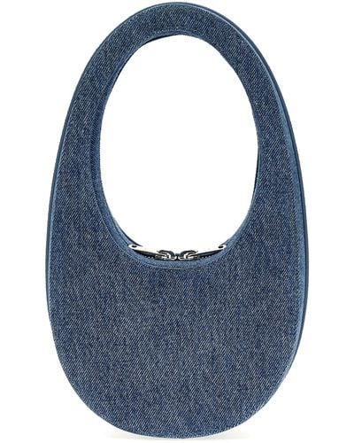 Coperni Handtasche "Mini Swipe Bag" - Blau