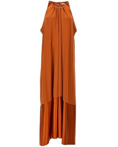 Max Mara 'samaria' Dress - Orange
