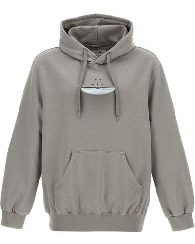 Doublet 'cd-r Embroidery' Hoodie - Grey