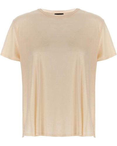 Tom Ford Silk T-shirt - Natural