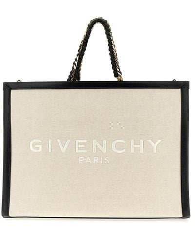 Givenchy Medium 'g Tote' Shopping Bag - Natural