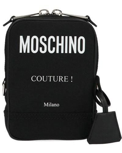 Moschino Tracolla 'Label' - Nero
