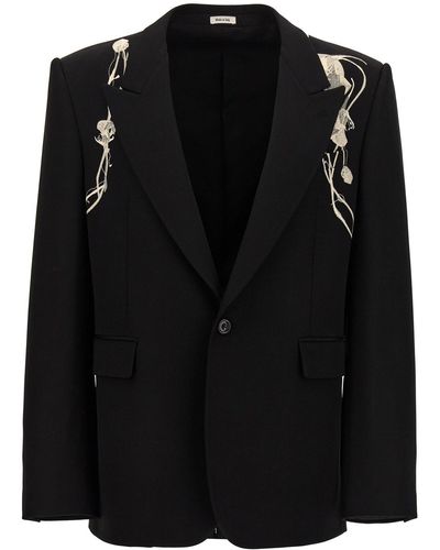 Alexander McQueen 'harness' Blazer - Black