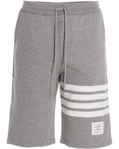 Thom Browne '4 Bar' Bermuda Shorts - Grey