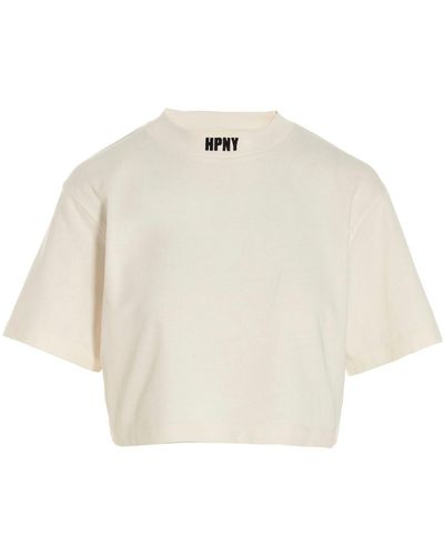 Heron Preston Cropped-T-Shirt "Hpny" - Weiß