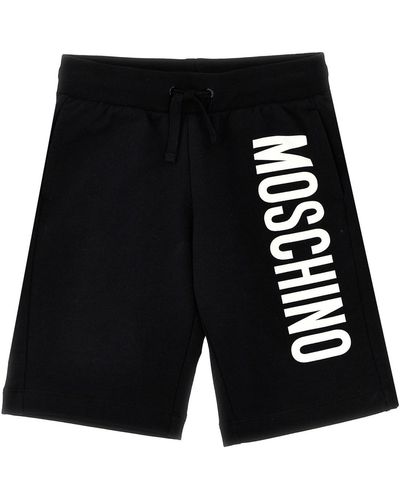 Moschino Shorts Mit Logodruck - Schwarz
