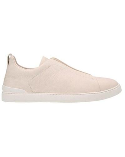 ZEGNA 'triple Stitch' Sneakers - Pink