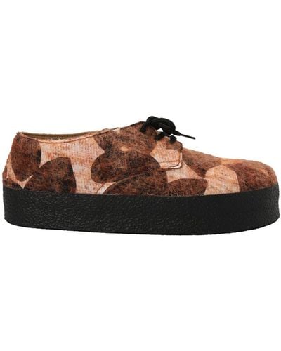 VITELLI 'silk On Doomboh' Lace Up Shoes - Brown
