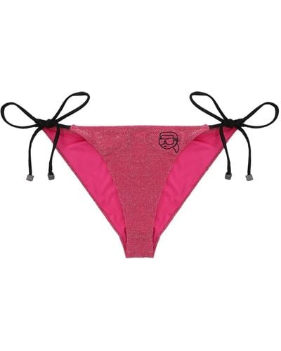Karl Lagerfeld Bikini-Unterteil 'Ikonik 2.0' - Pink