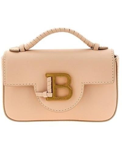 Balmain 'b-buzz Mini' Handbag - Brown