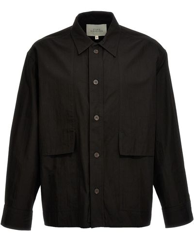 Studio Nicholson 'military' Shirt - Black